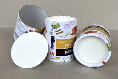 Membrandose für Lebensmittel aus Karton bei pratopac