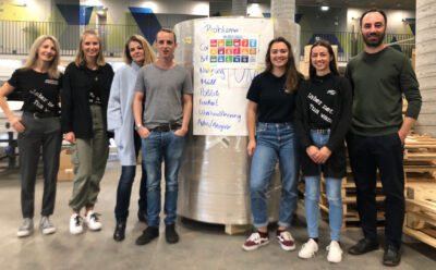 Gruppenbild von Workshop der SDG-Challenge bei pratopac