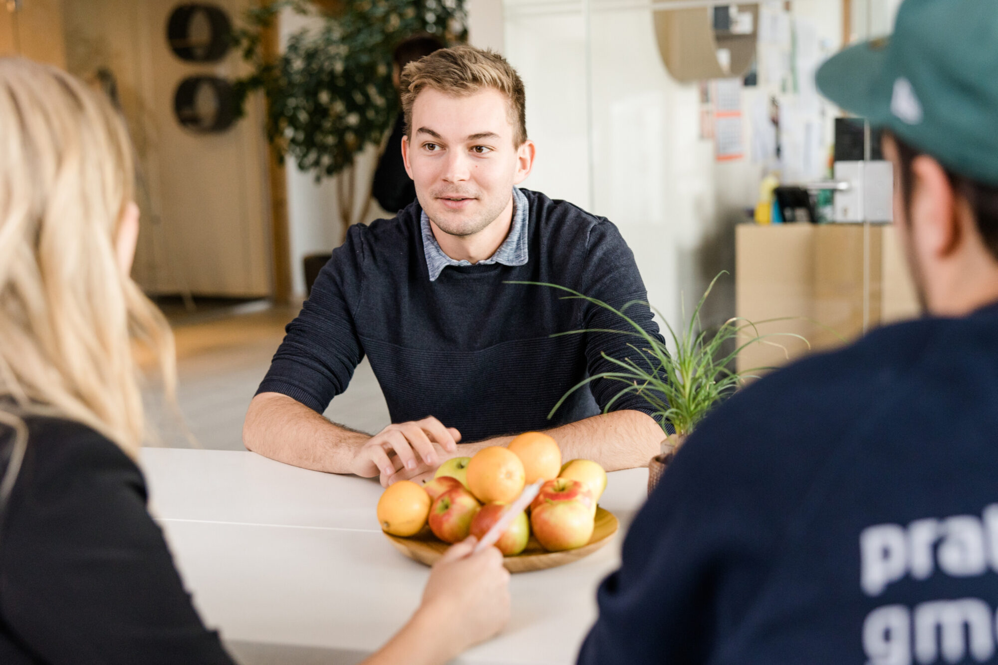 Andreas Veith im Verkaufsgespräch bei pratopac