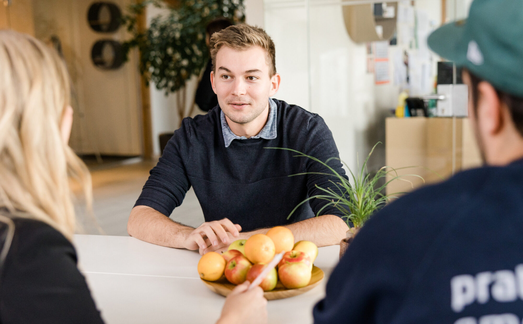 Andreas Veith im Verkaufsgespräch bei pratopac