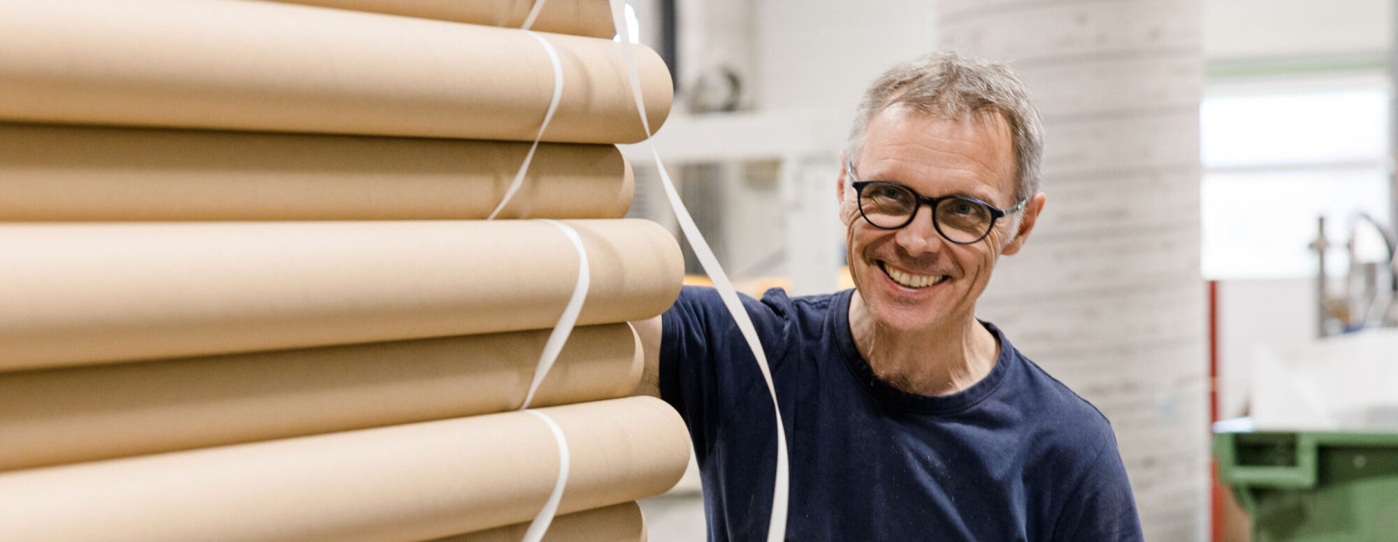 Stefan Mähr Produktion Spiralhülsen bei pratopac