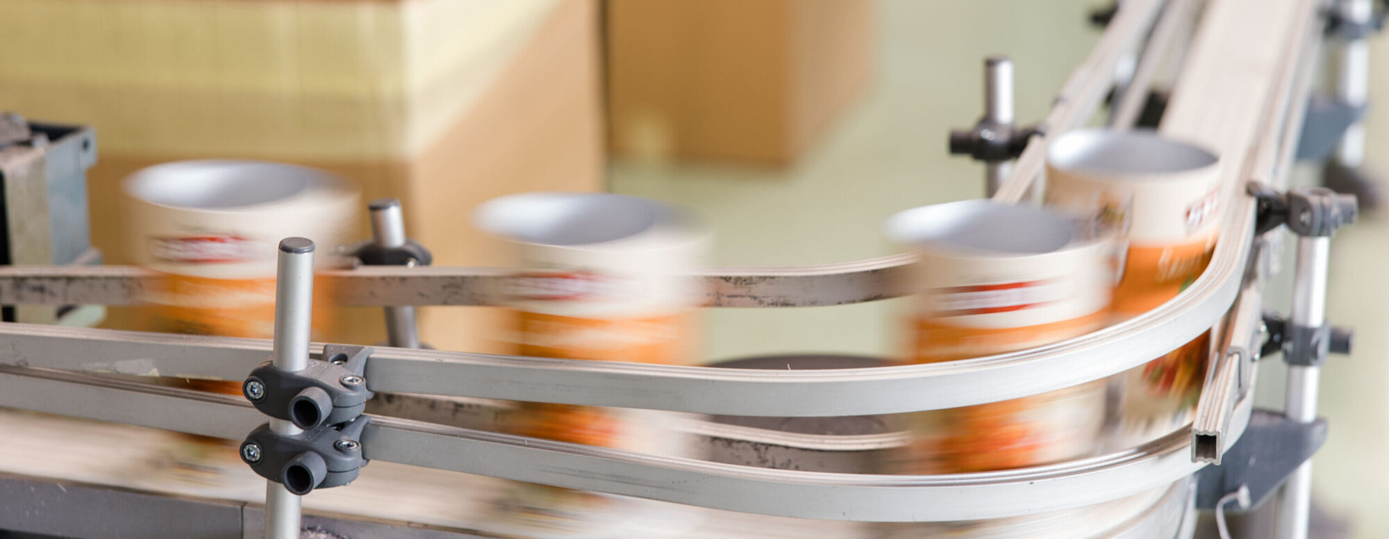 Papierdose Membrandose Lebensmittel Produktion pratopac