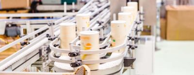 Fertigungslinie für Rundverpackung Lebensmittel Membrandose bei pratopac